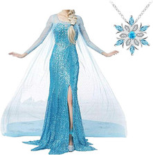 Princess Adult Women Coronation Dress Costume Cosplay  