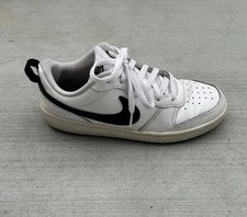 Nike Court Borough Low Recraft Big Kids' Youth White/Black Sneakers Shoes