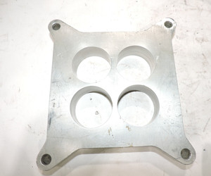 1" aluminum Holley 4 hole 1 11/16 OD  carb spacer Dirt Nascar Late Model