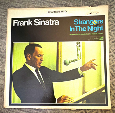 Frank Sinatra Strangers In The Night Reprise 12'' LP Stereo Black Vinyl Sleeve