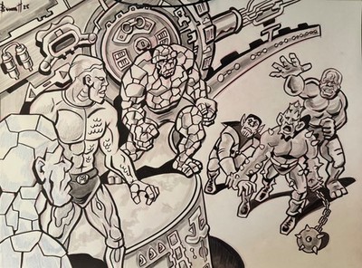 SHAPE SHIFTERS.  MIKE BENNETT'S  ORIGINAL  ART   (2025)  12/22/2025. 7