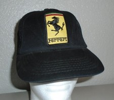 Vintage Ferrari Racing Cap Black snapback