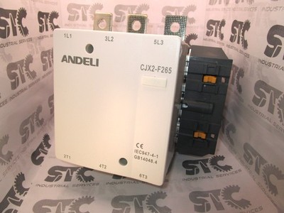 CJX2-F265-M7 Andeli AC Contactor 265A Compatible LC1F265M7 Coil 220V 3 phase