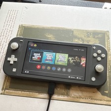Nintendo Switch Lite Gray Handheld System Con...