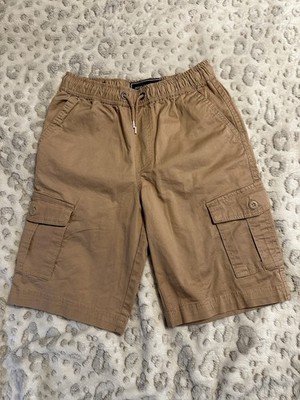 Ocean Current Cargo Shorts Boys Sz M Elastic Waist Draw String T7