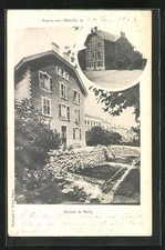 Old postcard Pagny-sur-Moselle, Avenue de Metz 1899