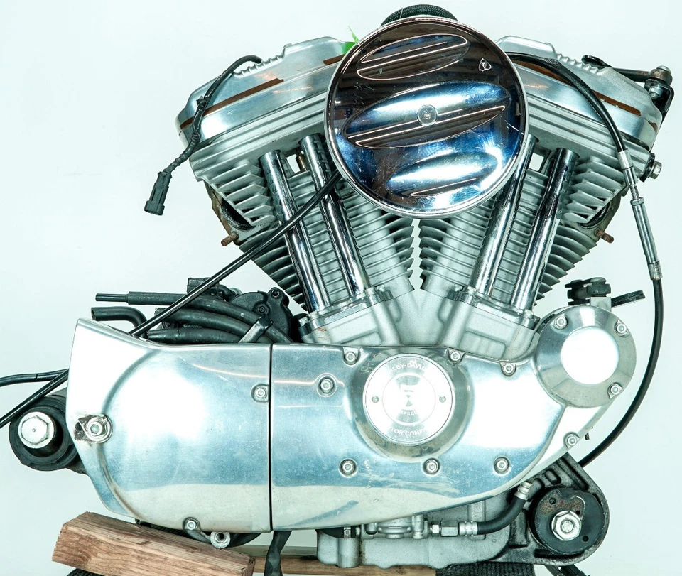 07 Harley Sportster Low XL883L OEM EFI 883 Engine Motor Transmission 13K 1358 - Image 2 of 4