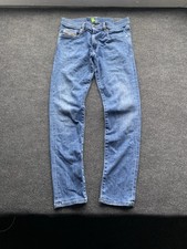 Opium Punk Diesel D-Strukt Slim Mens Blue Jeans 30 Size Vntg Y2k Rare