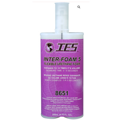 IES 8651 INTER-FOAM 5SEC FLEXIBLE FOAM 6.76 OZ/200ML