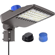 100W Outdoor Parking Lot Light, LED Street Light 15,000LM Super Bright 5000K ...