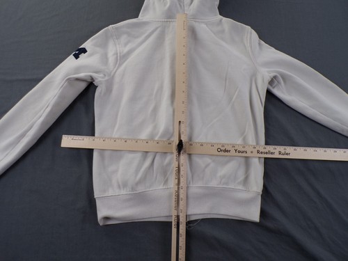Michigan Wolverines Hoodie Womens Small White Full Zip Long Sleeve - Picture 8 of 12
