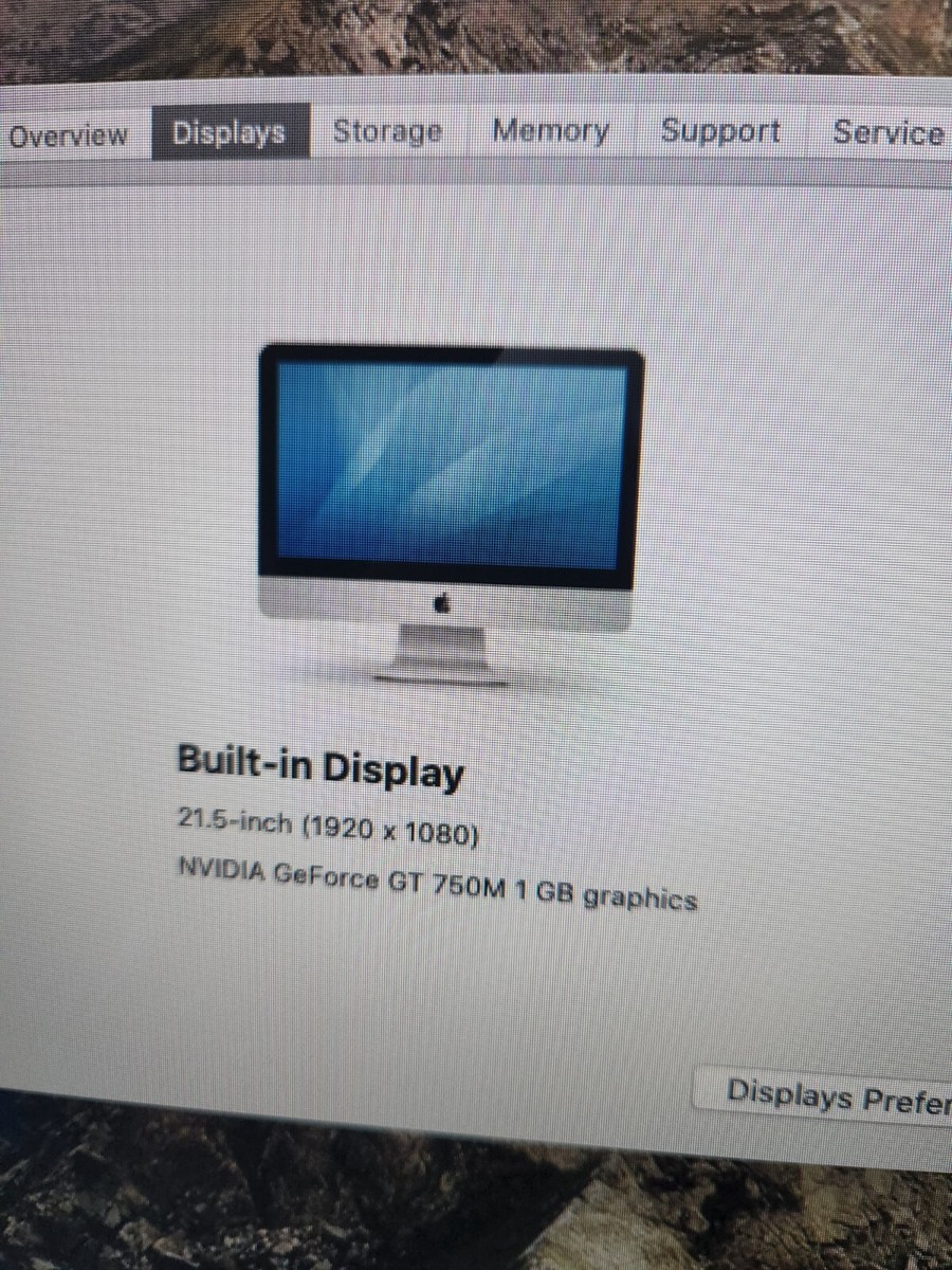 APPLE iMAC i7 21.5