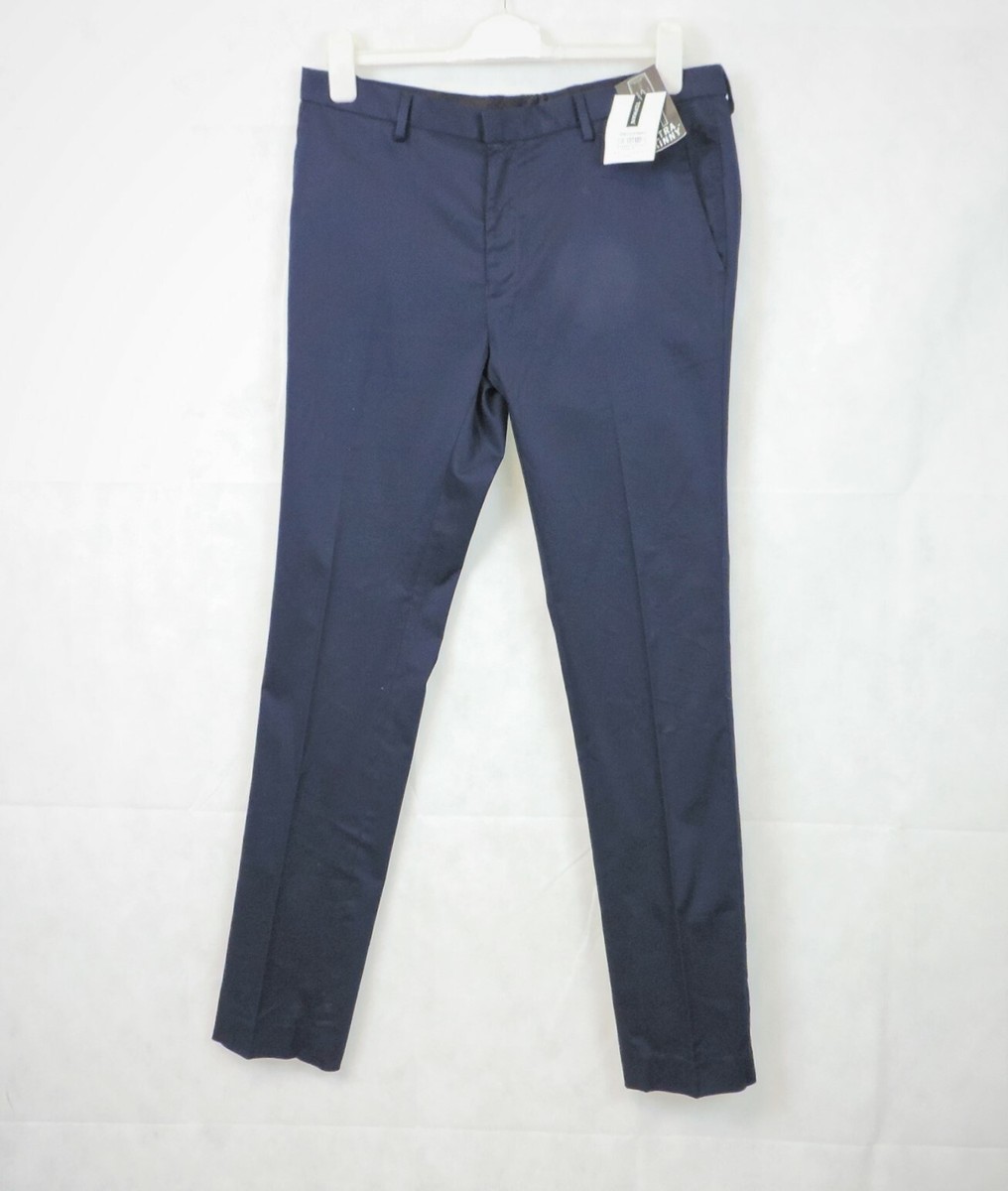 Topman Ultra Skinny Navy Trousers Size 34L Rrp £34 CR014 CC 10