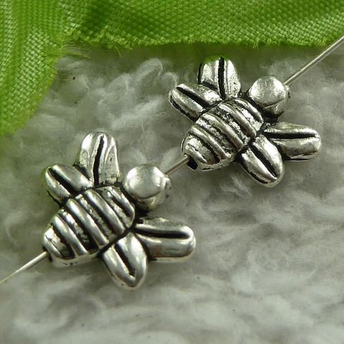 Kostenloser Versand 300 Stück Tibet Silber Biene Abstandshalter 14x11mm B3793 - Bild 4 von 4