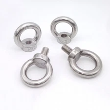 304SS M3 M4 M5 M6 M8 M10 M12 M16 Shoulder Pattern Machinery LIFTING EYE BOLT NUT
