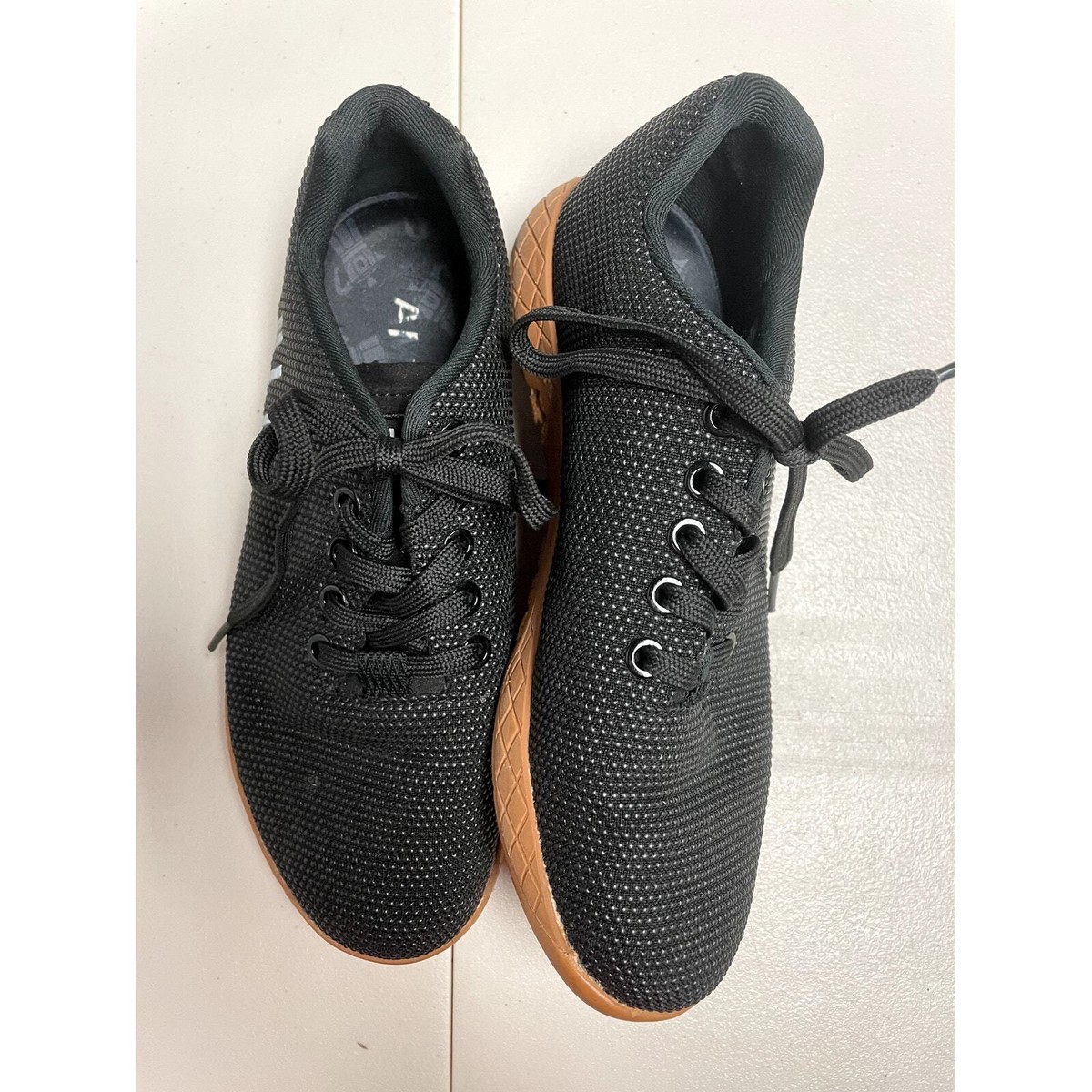 Nobull Outwork Shoes Gym Workout Gum Bottom Lace Up Black Mens 9 Womens 10.5 NOBUL Unisex Gum Trainer Workout Sneakers Shoes Mens 5  main image 4