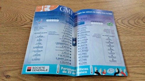 France v Scotland Rugby Union Programmes 1959 - 2015 - Picture 36 of 40