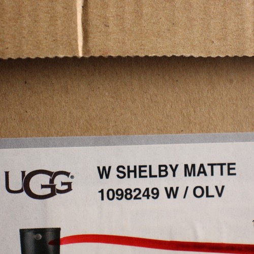 UGG Australia Women's Shelby Matte Rain Boots Size 9 Tall Rubber Olive Green - Picture 10 of 10