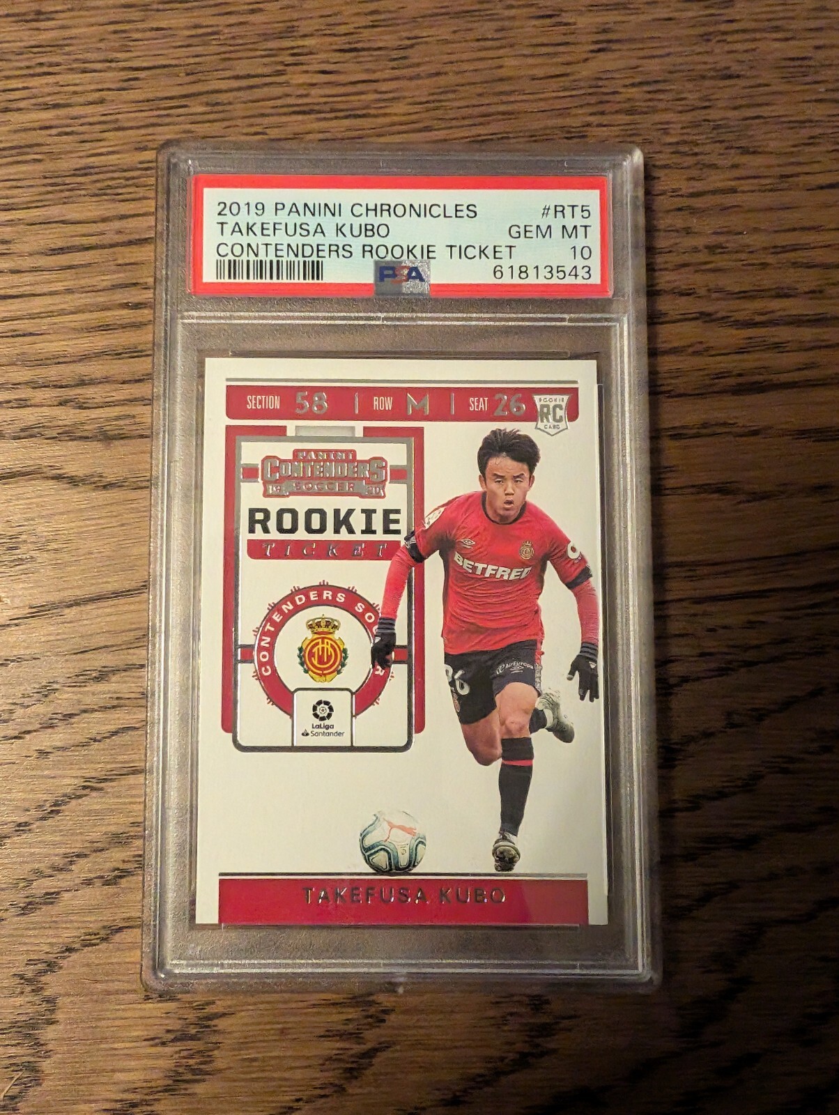 久保 建英 Takefusa Kubo 2019 Panini Chronicles Rookie Ticket 久保 建英 Takefusa Kubo 2019 Panini Chronicles Rookie Ticket