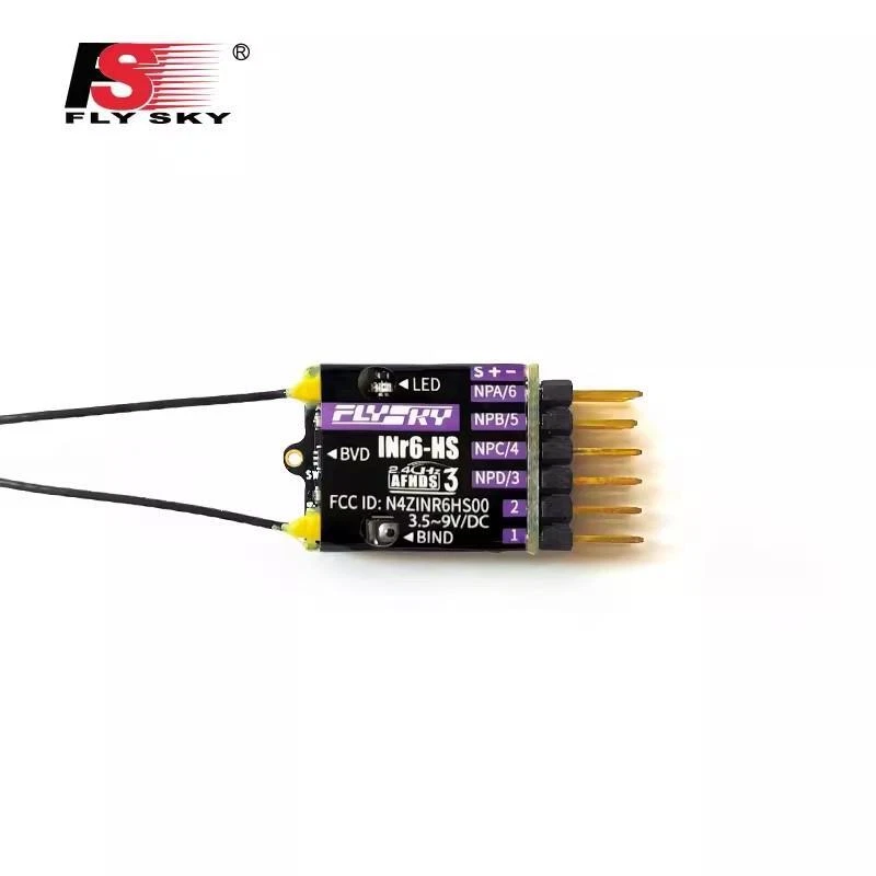 FLYSKY INr6-HS Receiver 6 Channels Mini Receiver for RC Drone Car Truck Model - Image 4 of 4