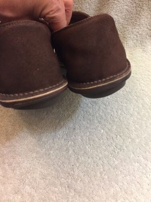 john varvatos Hand Made In Italy Suede Brown Slip On Men display picture 3