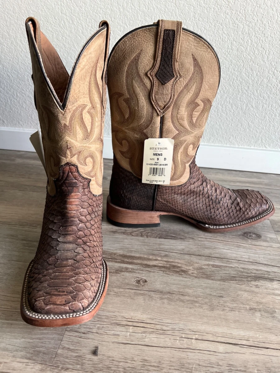 Stetson python boots sale