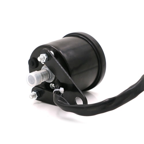 Motorcycle Black LCD Speedometer Odometer Fuel Meter Multifunction Gauge Touring - Picture 3 of 7