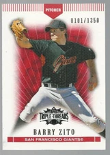 2007 Topps Triple Threads Baseball Card Pick (Base)