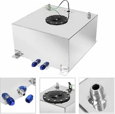 10 Gallon Universal Aluminum Racing/Drift Fuel Cell Tank + Level Sender