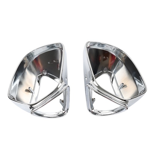 Rear View Side Mirror Housing Case Cover For Honda GL1800 GOLDWING 01-11 Chrome - Picture 7 of 9