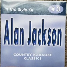 ALAN JACKSON KARAOKE CDG DISC COUNTRY CLASSICS CKC 3 CD G LITTLE BITT SONGS 