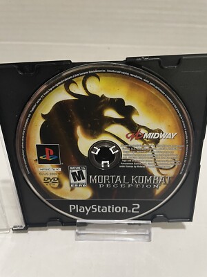 Mortal Kombat: Deception (PlayStation 2, 2004)  Disc Only-Partially Loads!