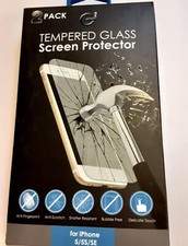 2-Pack iPhone 5, 5S, 5SE Premium Tempered Glass Screen Protector G2