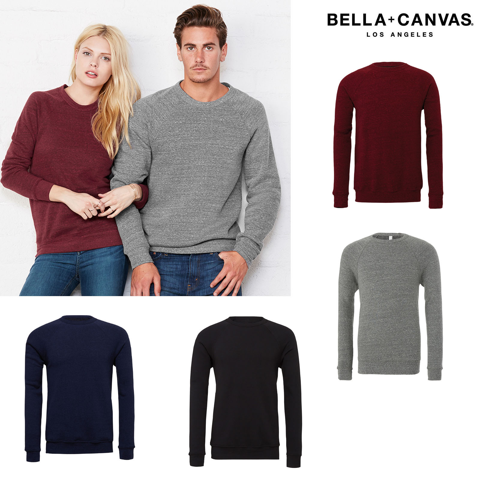 Canvas Unisex Sponge Fleece Sweatshirt 