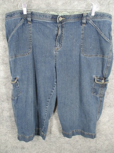 Cato Women's Jeans 28W Crop Capri Mid 