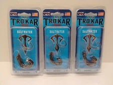 Eagle Claw Trokar TK3 And TK4 Circle Non-Offset Hooks *Lot Of 3* Fishing
