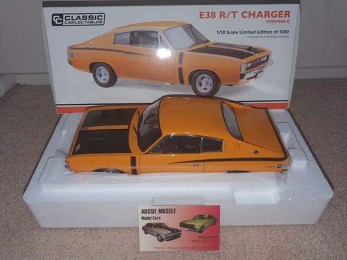 1:18 Classic Chrysler E38 R/T Charger in Vitamin C Orange Only 1000 Made
