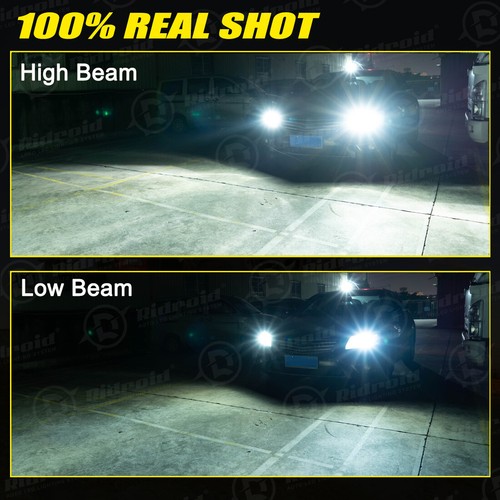 RIDROID 9007 LED Headlight Bulb Hi/Low Beam Bright for Nissan Frontier 2001-2022 - Picture 5 of 12