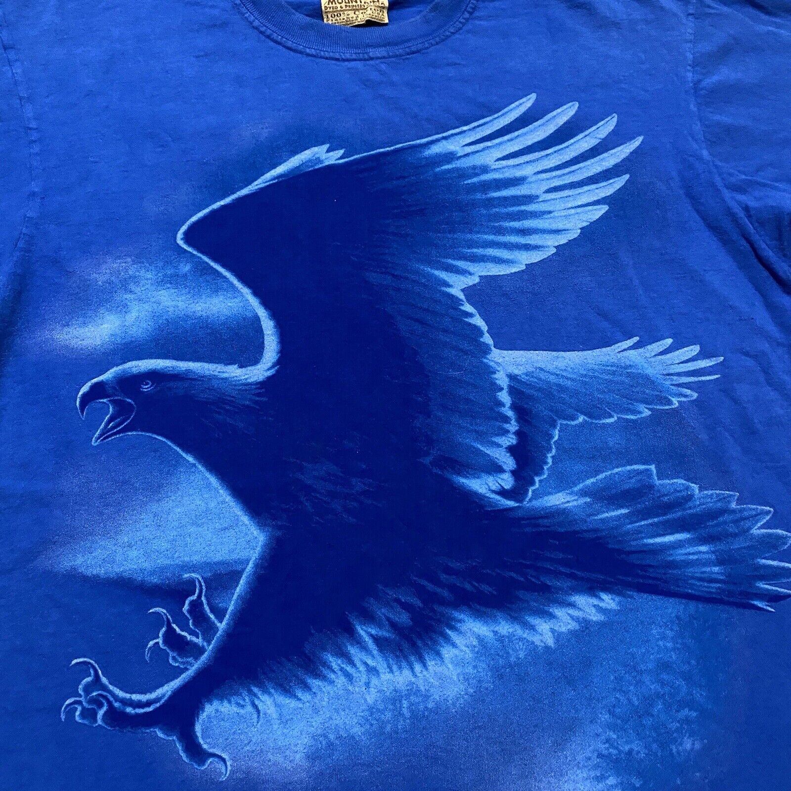 2004 The Mountain Leather Tag Blue Soaring Eagle … - image 3