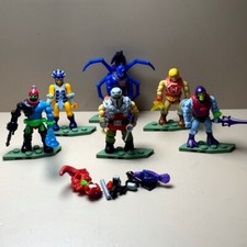 6x Mega Bloks Masters Of The Universe Snake Mountain Ram Man Stratos He Man Giocattoli