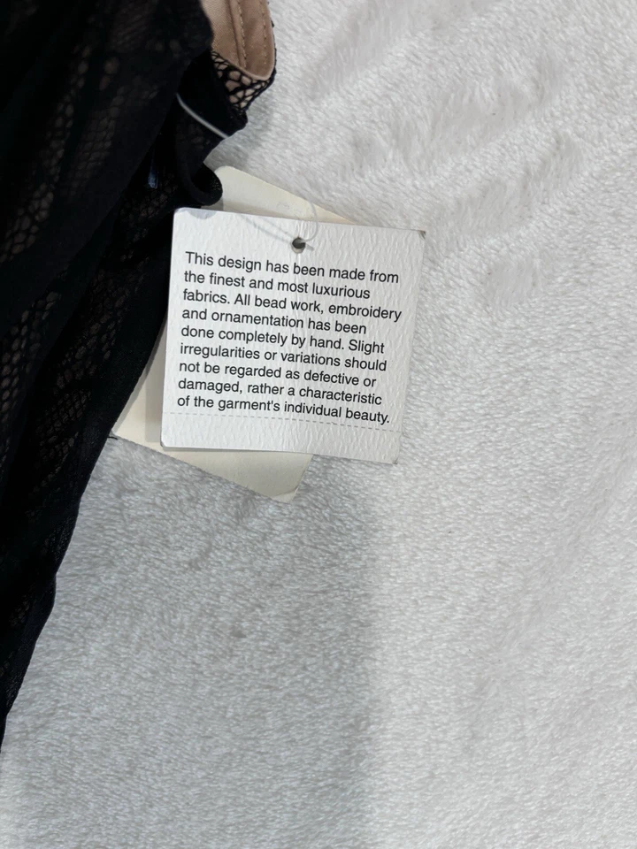 Новый с Ярлыками Aidan Mattox 100% шелк элегантное платье, размер 6, черный, 10TH3J498 - Изображение 2 из 4