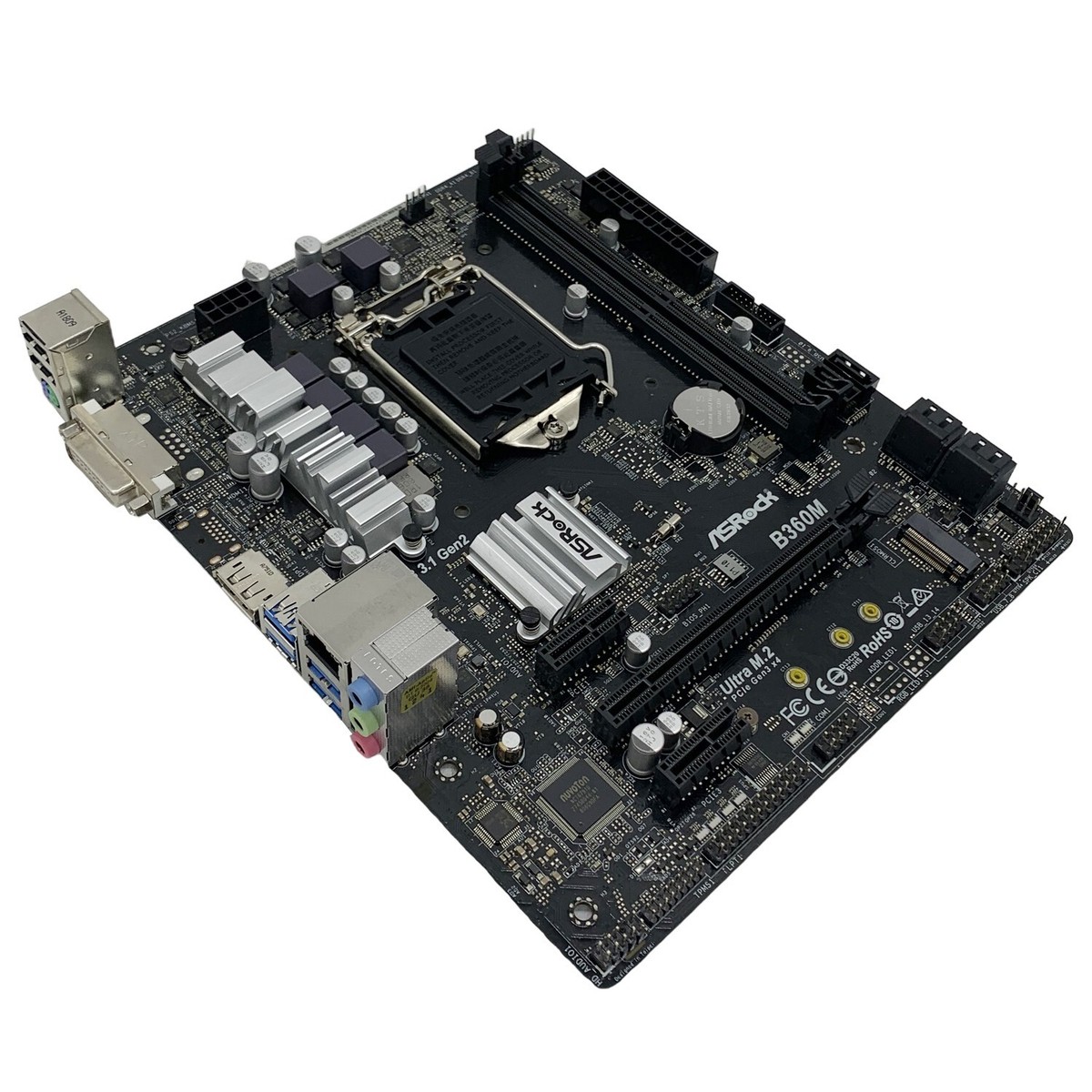 CPU付き　Asrock B360M LGA1151 Amazon.com: ASRock B360M-HDV LGA1151/Intel B360/DDR4/Quad