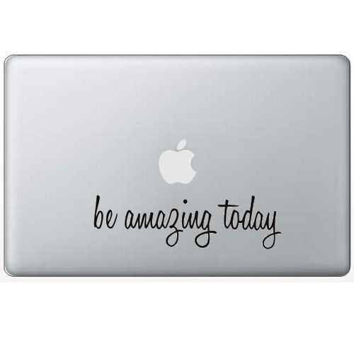 Be Amazing Today Vinyl Wall Mirror Decal Stickers for Home Decor Laptop Trackpad - Picture 5 of 7