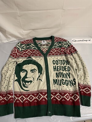 WILL FERRELL ELF THE BUDDY UGLY CHRISTMAS SWEATER