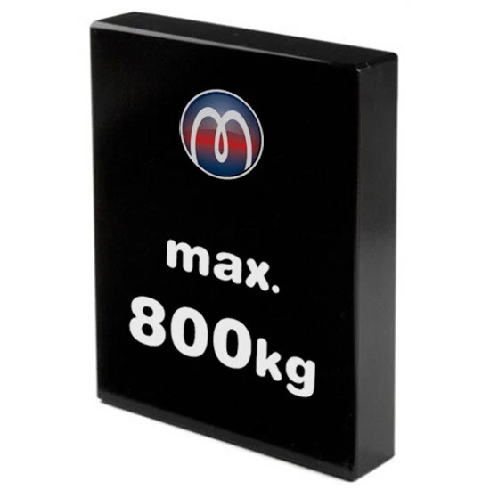Quadermagnet Magnet-Quader 111 x  89 x 20mm Neodym N45, Epoxid - hält 800 kg