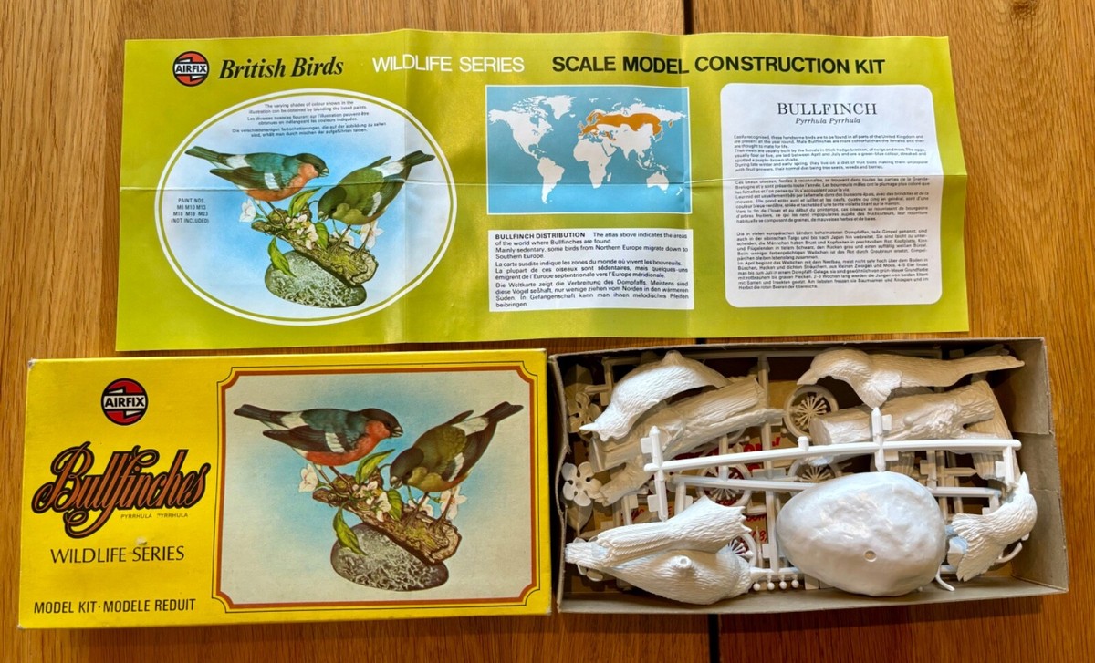 Airfix Wildlife Series 3 Bullfinches Vintage Kit 03830-2 | eBay 