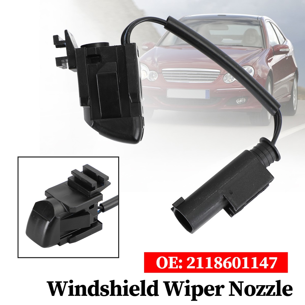 Windshield Washer Nozzles 2118600147 For Mercedes-Benz W203 C