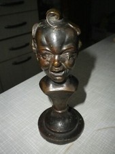 Bronze Figur Skulptur Statue Weinendes Kind "Mein liebes Herzblatt" signiert Top