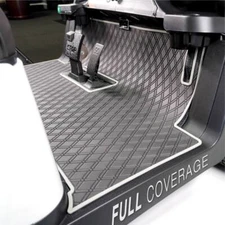 Xtreme Mats Club Car Golf Cart Mat, Full Coverage Floor Liner -GREY- Precedent