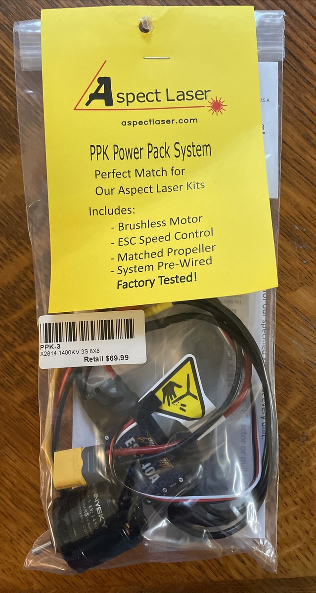 Aspect Laser PPK Power Pack: Electronics for RC airplane 32 48